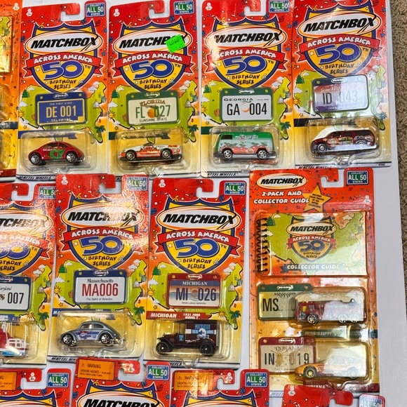 Matchbox Across America 50th Birthday Series, 41 die-cast cars NIP.  2001. - Picture 4 of 16